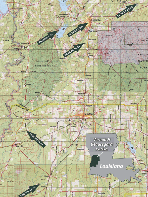 Tract Locator Map